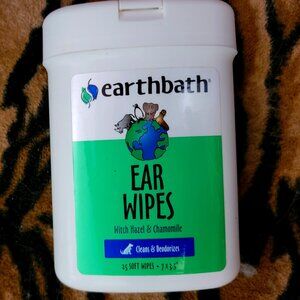 Eathbath Pet Ear Wipes Dog or Cat..ea. new!